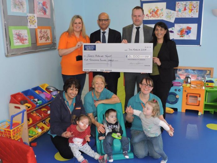 James Hopkins Trust cheque