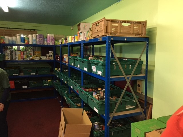 Gloucester food bank stock