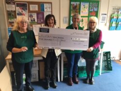 Tewkesbury food bank donation