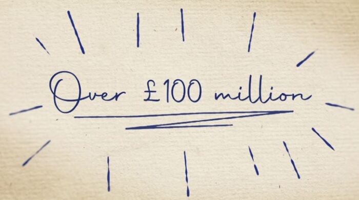 £100 mil thank you image